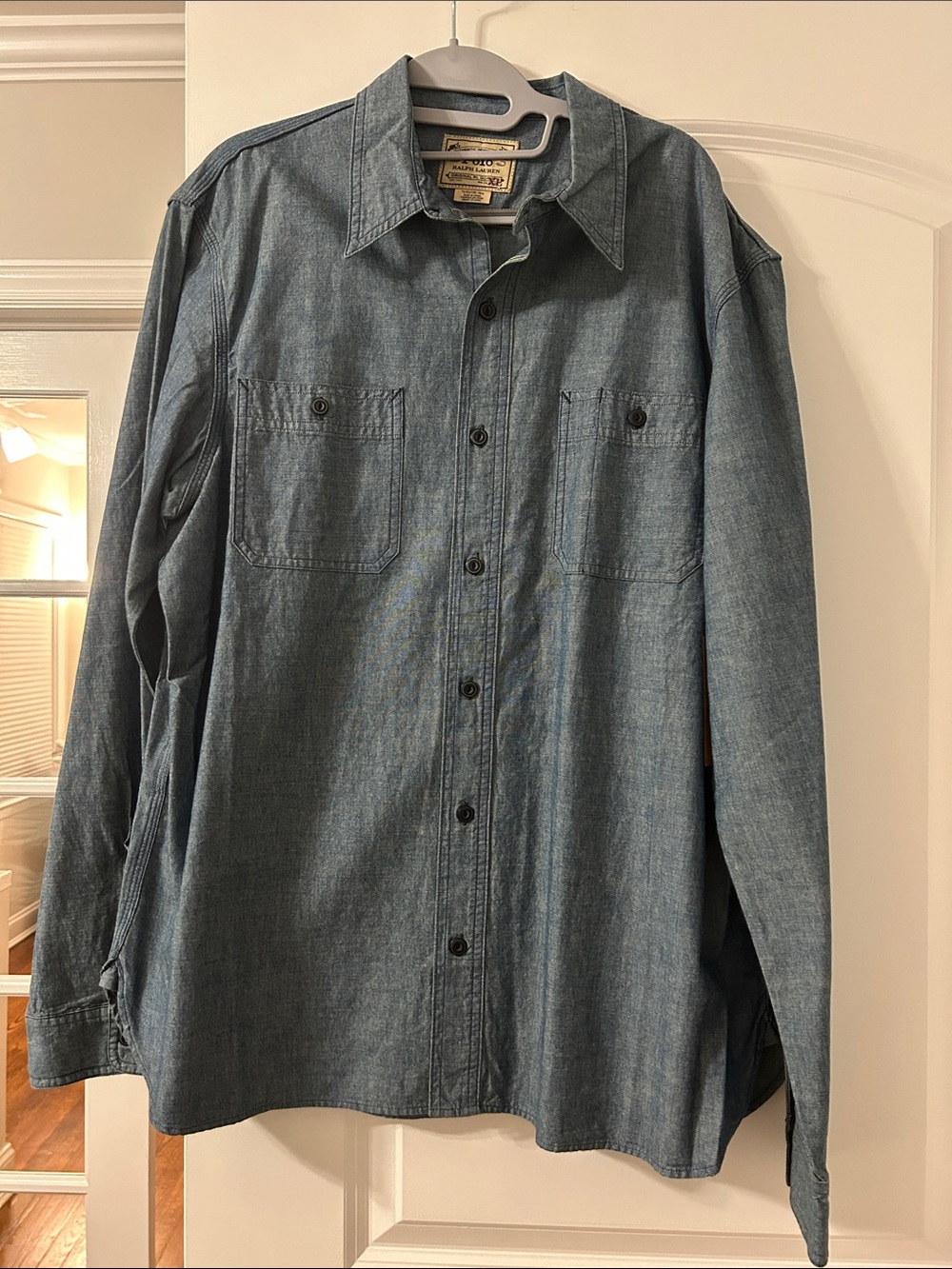 Polo by Ralph Lauren Men's Light Denim Button-Down Shirt